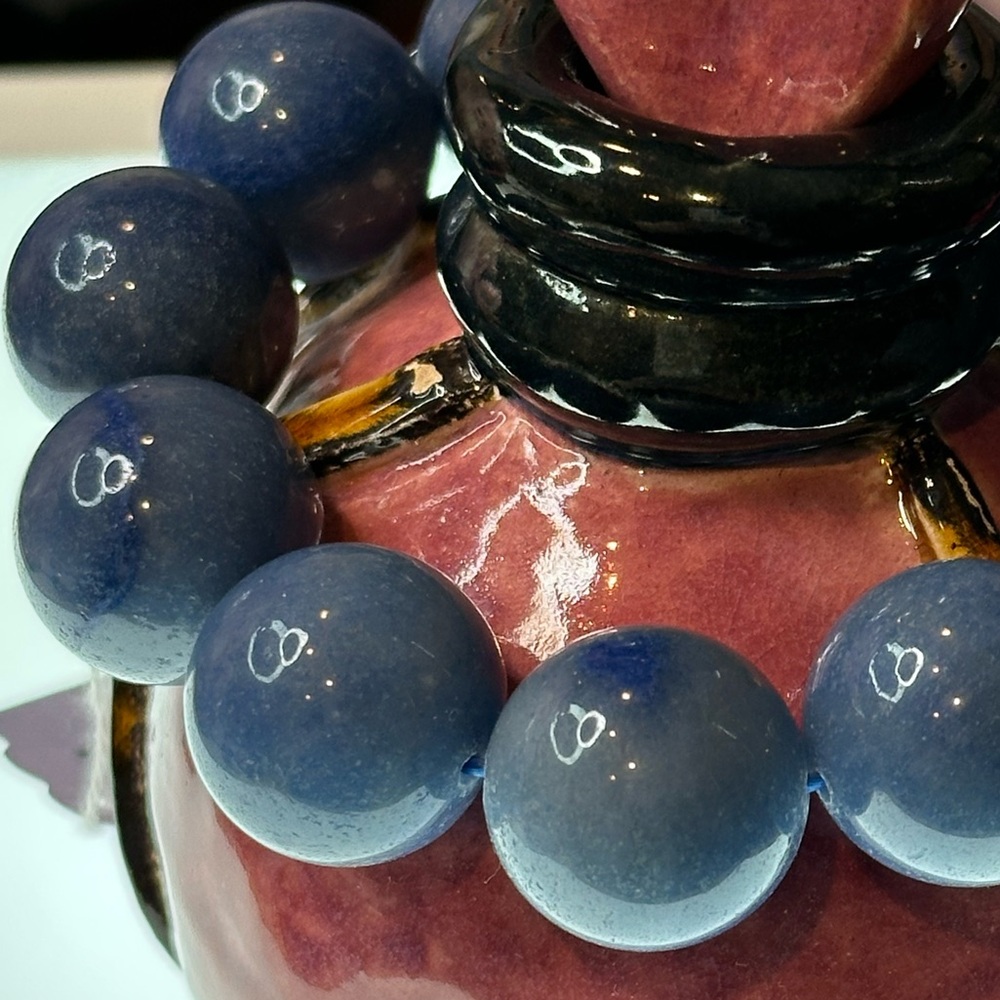 Blue Aventurine Bracelet 20mm Size 6.5 - Picture 5 of 9